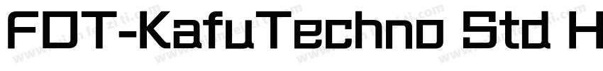 FOT-KafuTechno Std H字体转换
